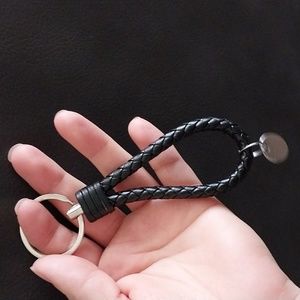 🔑2/$15 mix or match. Leather Braided Woven Rope Keychain.